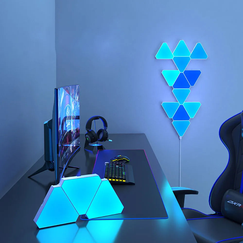 Triangular Quantum Lamp