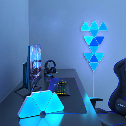 Triangular Quantum Lamp