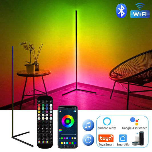 RGB Corner Floor Lamp