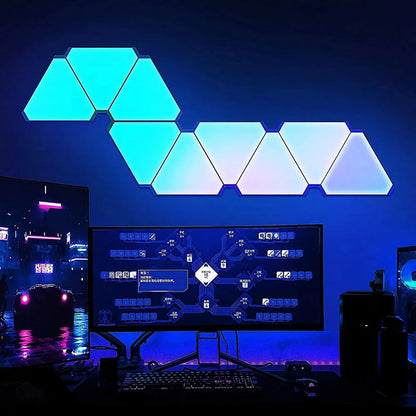 Triangular Quantum Lamp